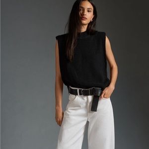 NWOT Pilcro mock neck layering sweater vest